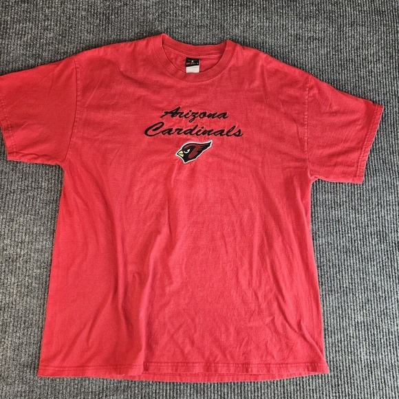 Hanes Other - Arizona Cardinals Shirt Mens XL Red NFL Football Embroidered Tee Hanes Beefy-T